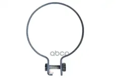 хомут глушителя! (цинк) E-line D=114.5 L=160 H=30 MAN, MB, KAMAZ 5490/2642 ZENTPARTS арт. Z58503