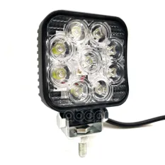 фара светодиодная! WL-132S (дальн. свет, кв. мет.корп. 9 LED по кругу, 27W) ВЫМПЕЛ арт. 5208