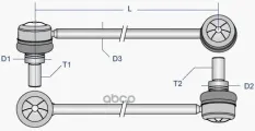Стойка стабилизатора Moog арт. BM-LS-2434