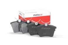 Колодки тормозные (Заменен на 3010-182) задние, PEUGEOT 407 04> METACO арт. 3010-372