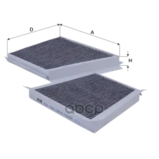 Фильтр салонный (угольный) MB 211 FIL FILTER HCK7102 FIL FILTER арт. HCK7102