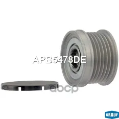 шкив генератора! SsangYong Kyron/Action/Rexton 2.0/2.7Xdi 04> Krauf арт. APB5478DE