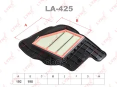 Фильтр воздушный BMW X3(F25) 2.0-3.0d 11> / X4(F26) 2.0-3.0d 14> / 5(F07) 4.0-4.4 LYNXauto арт. la-425
