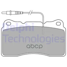 КОЛОДКИ ТОРМОЗНЫЕ ДИСКОВЫЕ CITROEN C8, ULYSSE, PHEDRA, 607,807 Delphi арт. LP1516