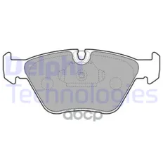 Тормозные колодки DELPHI LP1608 Delphi арт. LP1608