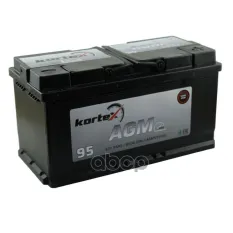 Аккумулятор KORTEX AGM 95А/ч обратная полярность KORTEX арт. AGM595901