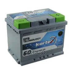 Аккумулятор KORTEX EFB 60А/ч обратная полярность KORTEX арт. SMF560500