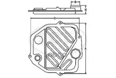 Фильтр АКПП TOY CAMRY V40/V50 06-/11-/14-/RAV 4 09-15/LEXUS RX270/350/450H 08-12 SCT арт. sg1068