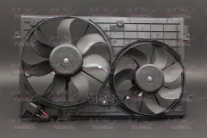 Вентилятор охлаждения AUDI A3 03- / OCTAVIA 04- / GOLF 03-/ JETTA (2 вент в сборе для 535277 ACS Termal арт. 404260