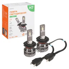 Лампa светодиод. H7, 12/24В, 28Вт, 6000К(Бел), 5000Лм, для рефлект./линз. 2 шт. PLUS (AEAR107) AIRLINE арт. AEAR107