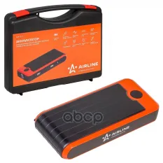 Аккумулятор внешний универсальный (Booster) 10000мАч 2xUSB 5V 2A, фонарь, пуск ДВС (APB-10-05) AIRLINE арт. APB-10-05