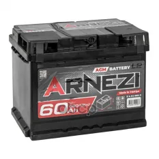 Аккумулятор Arnezi AGM Start-stop 60 А/ч обратный R+ 242x175x190 L2 EN 680 А ARNEZI E4040600 ARNEZI арт. E4040600