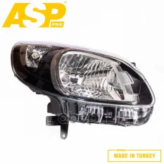 Фара передняя, правая черный отражатель с электрокорректором ASP арт. LF7014