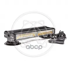 Маяк балка светодиод. 12/24V 24Вт на магните стробоскоп 2 стор.(2+2 блока COB) AVTOELECTRICA AVTOELECTRICA арт. AE24W-2COB-2S-M