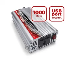 Преобразователь напряжения (инвертор) 12-220V 1000Вт AVS AVS арт. 43113