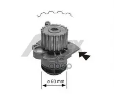 Помпа водяная VW POLO?02 1.9SDI(64CV)  SEAT CORDOBA Airtex арт. 1671