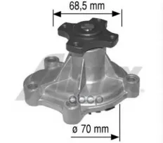 Помпа водяная OPEL Corsa A 1.5 TD Kadett… VECTRA 1.7 TD Airtex арт. 1391