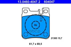 Колодки тормозные дисковые задн, CHRYSLER: CROSSFIRE SRT-6 03-07, CROSSFIRE Roadster SRT-6 04-07  MERCEDES-BENZ: C-CLASS C 36 AMG/C 43 AMG 93-00, C-CL