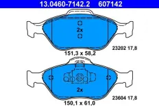 Колодки тормозные дисковые Ate арт. 13.0460-7142.2