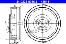 Барабан тормозной Ate арт. 24.0223-0016.1