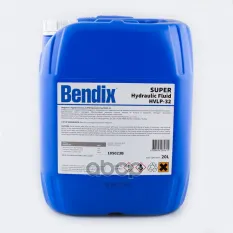 Масло гидравлическое 20л.  минеральное BENDIX SUPER Hydraulic Fluid HLVP -32 BENDIX арт. 185023b