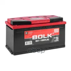 АККУМУЛЯТОР BOLK STANDART 100 А/Ч ОБРАТНЫЙ R+ 353X175X190 L5 EN 850 А BOLK арт. B1003R