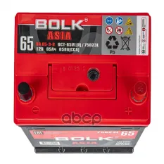АККУМУЛЯТОР BOLK ASIA 65 А/Ч ОБРАТНЫЙ R+ 232X175X225 D23 EN 650 А BOLK арт. BA653R