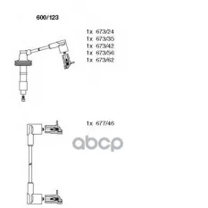 К-КТ ПРОВОДОВ ВВ RENAULT SAFRANE II 96-00  VOLVO 850 91-96  C70 I 97-05  S70 97- BREMI арт. 600123