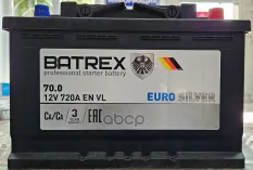 Аккумулятор EUROSILVER 70 Ah, 720 A, 278 х 175 х 190 обр. Batrex арт. 4610082700550
