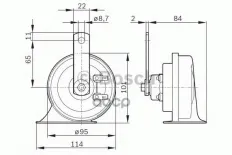 Сигнал звуковой 24V комкт Bosch арт. 0986AH0507