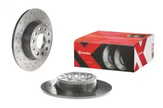 Диск тормозной задн, AUDI: A1 1.2 TFSI/1.4 TFSI/1.6 TDI/2.0 TDI/2.0 TFSI quattro Brembo арт. 08B4131X