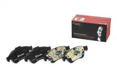 Колодки тормозные дисковые передн, FIAT: 500X 14-  JEEP: RENEGADE вездеход закрытый 14- Brembo арт. P23165