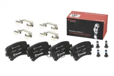 Колодки тормозные дисковые задн, AUDI: A6 04-11, A6 Avant 05-11  BENTLEY: CONTINENTAL FLYING SPUR 05-, CONTINENTAL 06-, CONTINENTAL 03- Brembo арт. P8