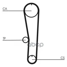 Ремень ГРМ SUZUKI ALTO IV 1,1 02-08 Continental арт. CT1132