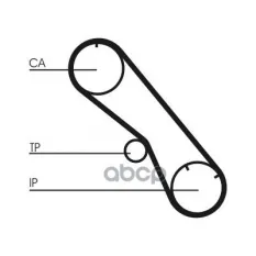 Ремень ГРМ Toyota  4.2D/TD 1HD-FTE Z=105*25 97> Continental арт. CT1153