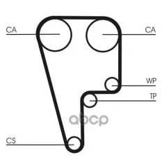 Ремень ГРМ Honda 2.2 VTEC DOHC  Z=155*24  93> Continental арт. CT1102