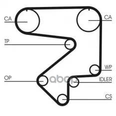 ремень ГРМ! 178x254H Toyota CarinaE 2.0 16V 92-94/Celica 2.0T 85-89 Continental арт. CT783