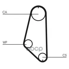 рем.к-кт ГРМ с помпой! Opel Astra/Calibra/Omega 1.8/2.0 86-98 Continental арт. CT720WP1