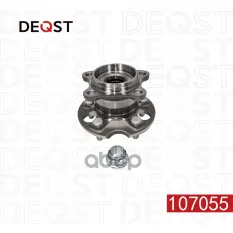 Cтупица колеса с подшипником задняя LEXUS RX300/RX350/RX400h -12.2008 DEQST арт. 107055