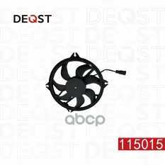 Вентилятор радиатора двигателя CITROEN C4 (NC_) 11.09- DEQST арт. 115015