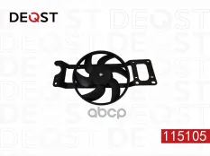 Вентилятор радиатора двигателя RENAULT LOGAN (LS) 09.04- DEQST арт. 115105