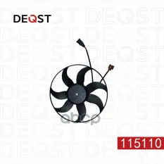 Вентилятор радиатора двигателя SKODA OCTAVIA (1Z3) 06.04- DEQST арт. 115110