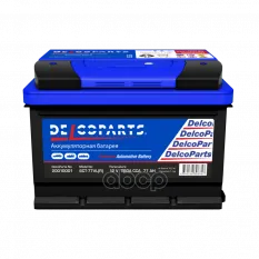 АКБ DelcoParts Optimum Аккумулятор 77-З-R Обратная Полярность DelcoParts арт. 20010001