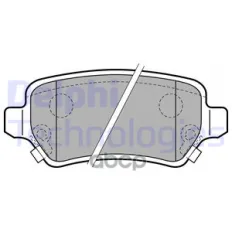 LP1717 колодки дисковые з Opel Astra 1.8-2.2DT/Zafira 2.2i/DTi 01> Delphi арт. LP1717
