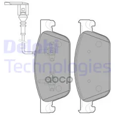 Колодки тормозные передние, с датчиком DELPHI LP2199 DELPHI LP2199 (7E0698151) Delphi арт. LP2199