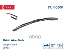 Щетка стеклоочистителя HYBRID, (500x1),ALFA ROMEO: 155 87-98, 166 98-07, 8C 4.7 07-09, 8C SPIDER 4.7 Denso арт. DUR050R