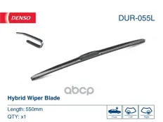 Щетка ст/очист. Hybrid 550mm 2 коннектора Denso арт. dur-055l