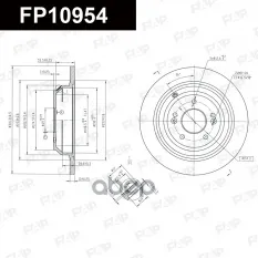 Диск тормозной HYUNDAI GENESIS (DH) FAP арт. FP10954