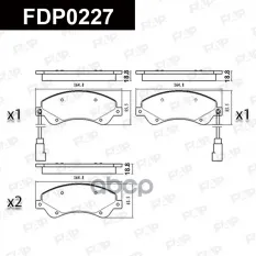 Колодки тормозные дисковые передние BYD e6 FAP арт. FDP0227