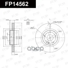 Диск тормозной с покрытием SILVER Geely Coolray FAP арт. fp14562
